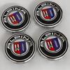 4pcs For BMW 50th E90 E60 F10 F20 G20 G30 E53 E85 E70 56mm 68mm Blue White Car Hub Cap Wheel Center Cap Emblem Badge Accessories YB4
