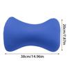Solid Color Soft Mini Bone Type Headrest Roll Pillow Backrest Pillow Suitable For Travel Beach Car Plane Car Sofa Bed 38×20cm