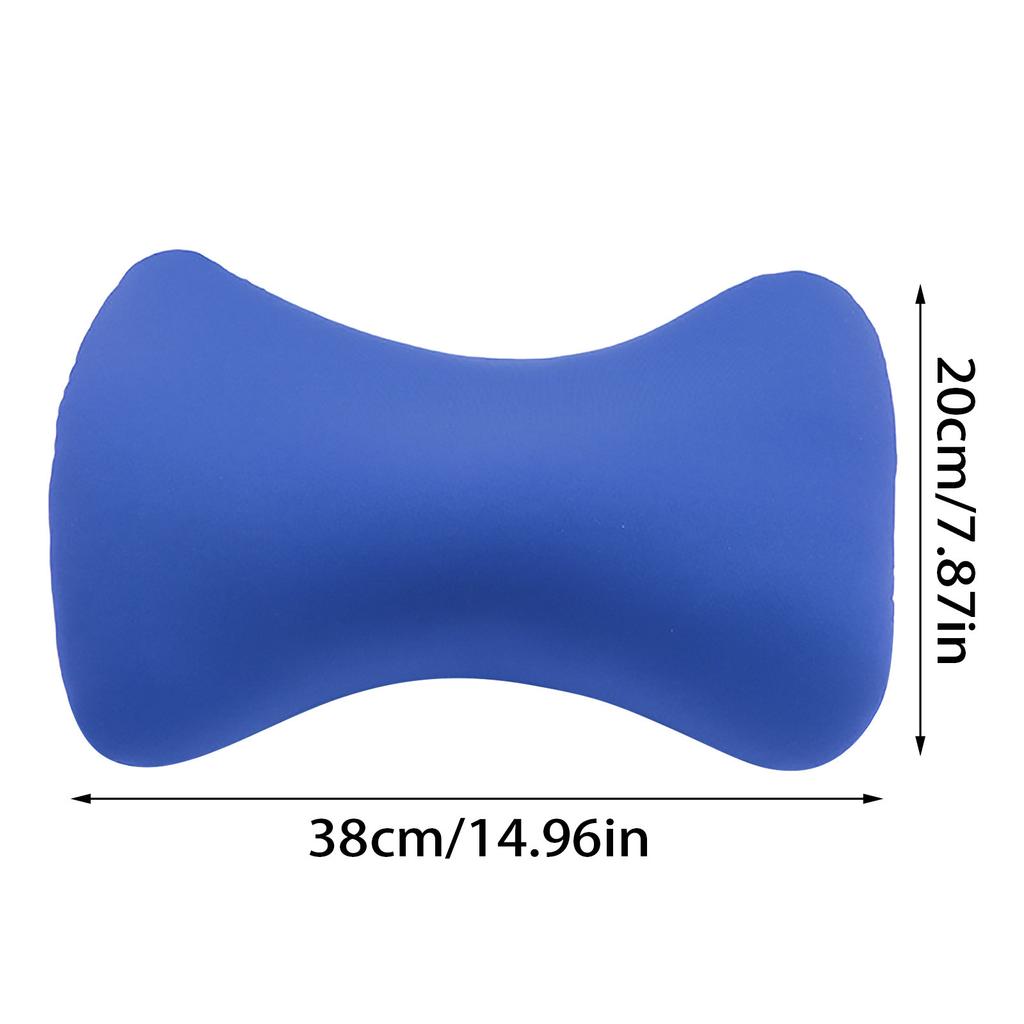 Solid Color Soft Mini Bone Type Headrest Roll Pillow Backrest Pillow Suitable For Travel Beach Car Plane Car Sofa Bed 38×20cm