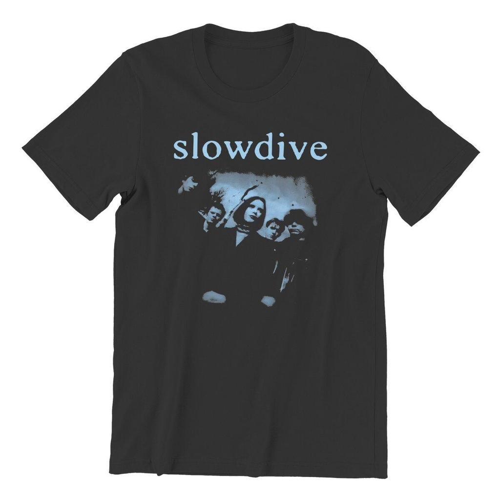 Men Slowdive T Shirt Tour 90s Cotton Clothes Novelty Short Sleeve Crewneck Tees Summer T-Shirts