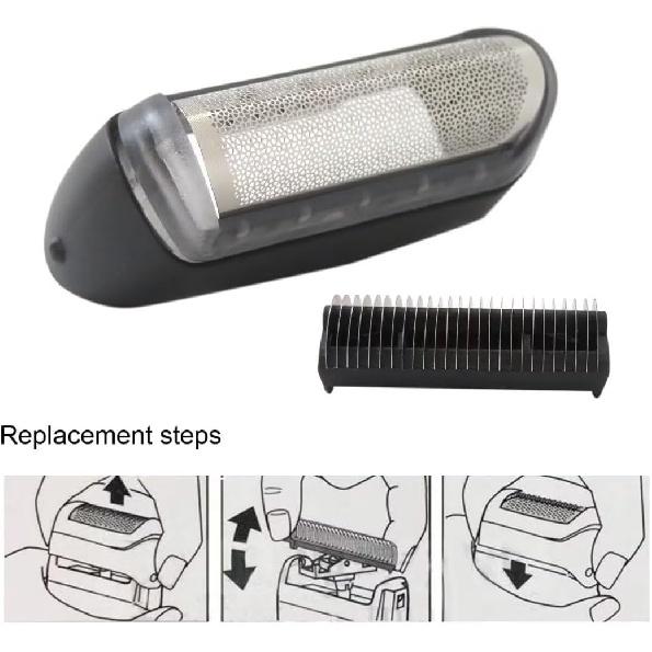 SUPPLE 10B Replacement Shaver Foil Cutter for Braun Series 1 170 180 190 1715 1735 1775 Z20 Z30 Z40 5729 Shaving Heads Blades
