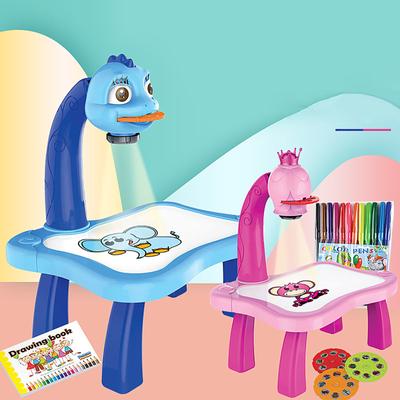 Sagit Child Smart Projector Desk With Light & Music Learning Painting Machine Toy 5ML