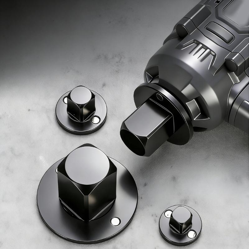 Chrome Steel Socket Adapter Kit Feature Magnetic Connection Design For Enhancing Safety During Heavy Duty Maintenance Tasks