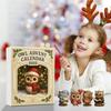 Owl 24 Days Christmas Countdown Calendar with 2D Flat Acrylic Owl Ornaments Christmas Advent Calendar Holiday Countdown Calen