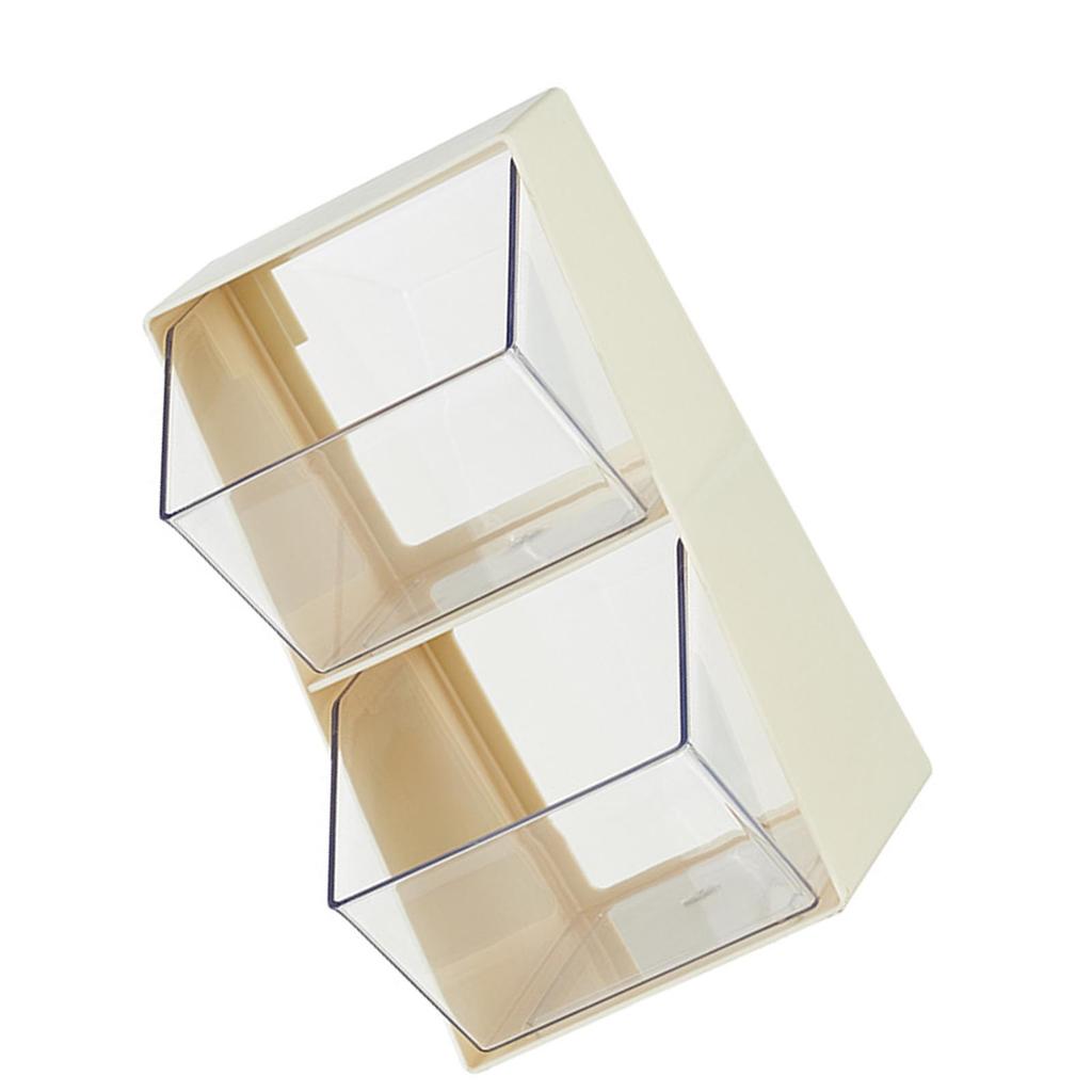 Teebeutel Organizer 2 Lagen Transparent Barzubehör Staubdicht Kaffeepadhalter für Zuckerbeutel Kapsel