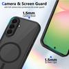For Samsung Galaxy A56 5G Magnetic Case Skin Touch Matte Translucent PC + TPU Anti-Drop Phone Cover