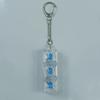 DIY LED Keyboard Fidget Keychain 9 Keys Clicker Button Stress Relief Key Chain for Adult Office Desk Finger Exercise Keycap