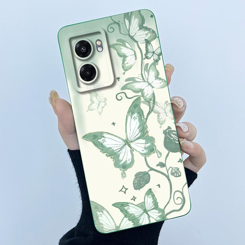 Hülle Für Realme Narzo 50 5G V23 5G Q5i Niedlicher Panda Süße Katzen Silikon Weiche Rückseite RMX3572 RMX3571 Stoßfänger Schutzhülle