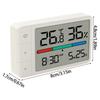 Compactly Indoor Digital Temperature Humidity Meter Monitors for Nursery Bedroom Featuring High Accuracy Sensors