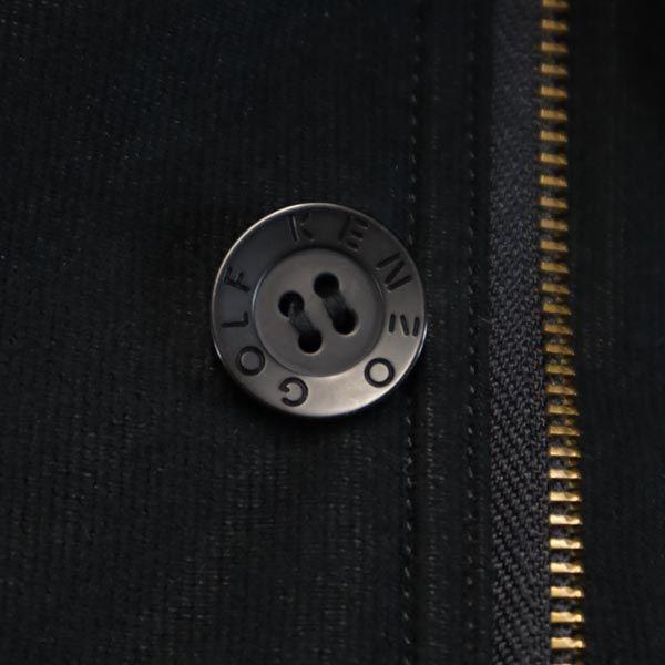 Kenzo Lata 90. Długi Stary płaszcz golfowy 3 czarny GOLF Męski Używany