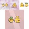 Charming Alloy Animal Brooch Colorful Cartoon Duck Design For Summer Season 2024