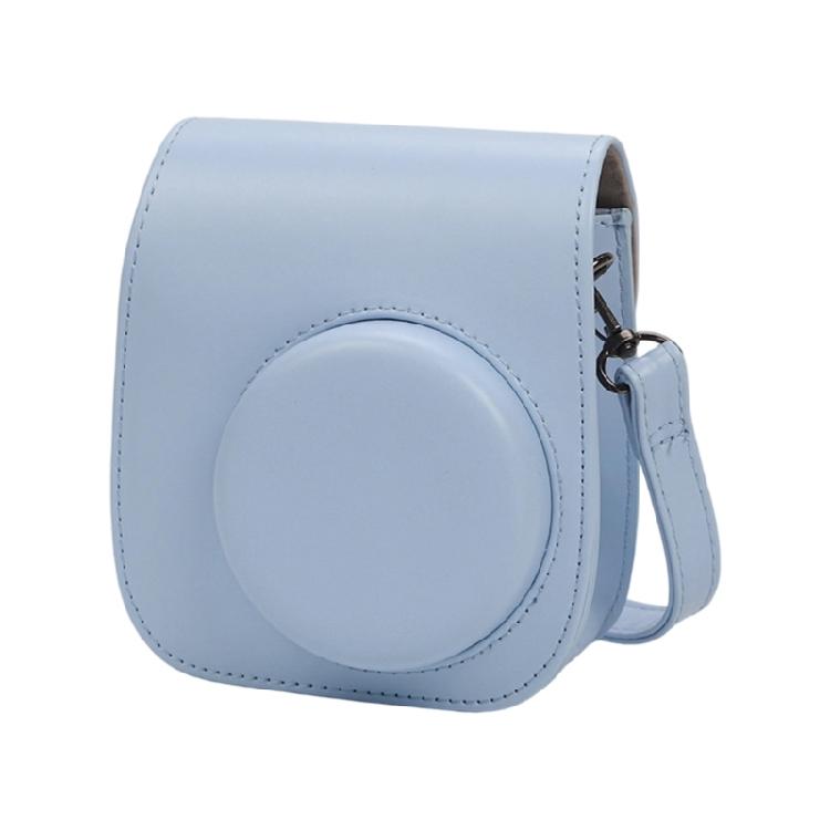 Lightweight Protective Case PU Leather Camera Case Wear Resistant Solid Color Protective with Shoulder Strap for Mini 12