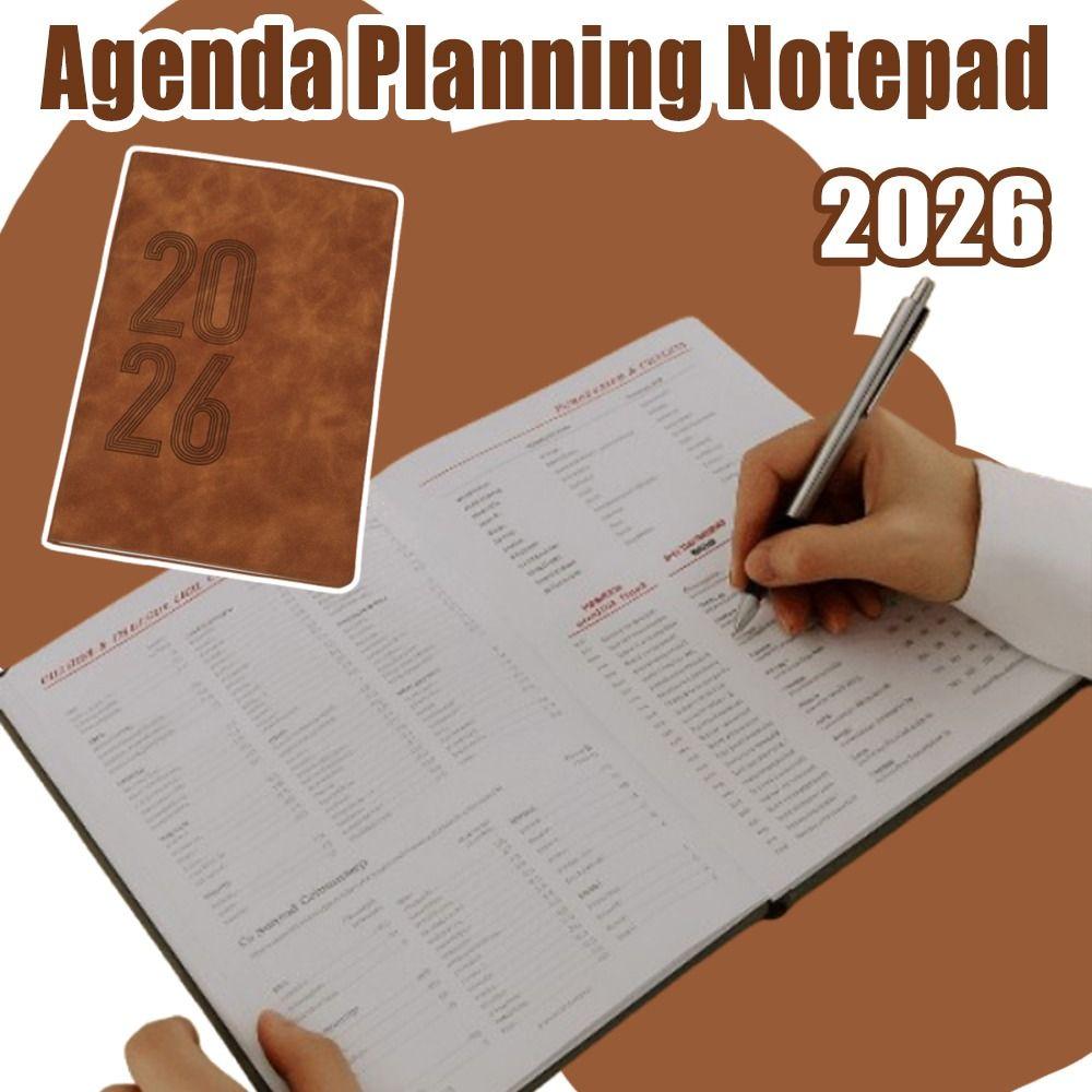 English Version a5 Agenda Planning Notepad 2026 Office Work Planner  To Do Lists