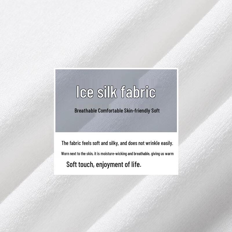MONTAGUT Men's Summer Silk Blend Embroidered Knit T-Shirt