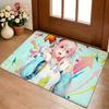 S-Super Sonico  Classic Floor Mat Cozy Flannel Soft Thick Non-Slip Mat for Living Room Bedroom Kitchen Decor Rugs