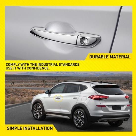 Pair Front Door Handle Assembly Outside For 2016 17 2018- Hyundai Tucson EK