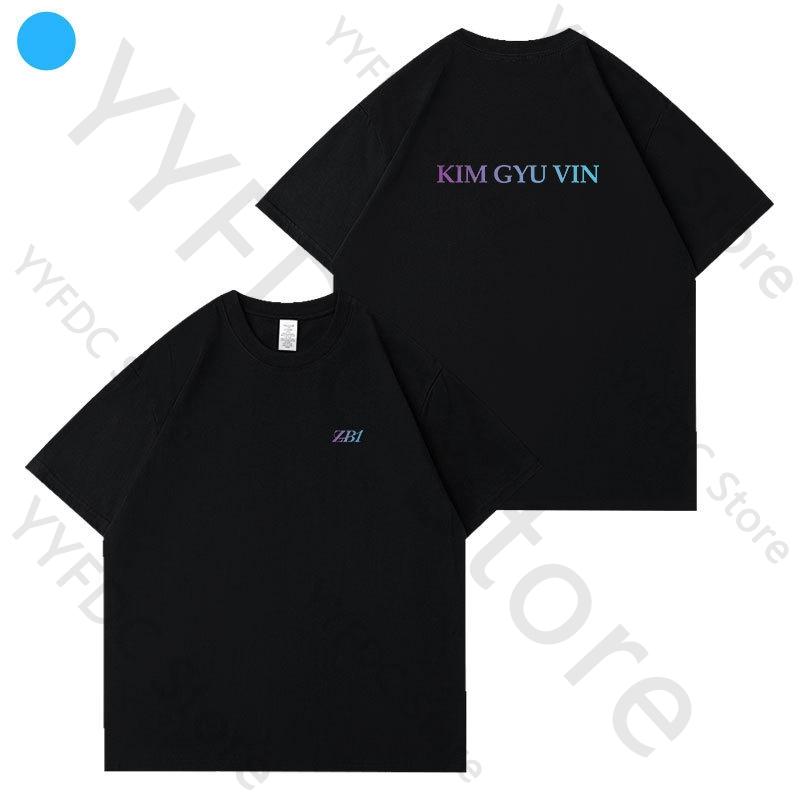 ZB1 T Shirt Kpop ZEROBASEONE Concert Same Fans Tshirt Summer High Quality Cotton Short Sleeve Tee Tops Unisex Women Loose Clothes