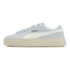 Puma Zapatillas de plataforma Smash Cómodas Versátiles Duraderas Zapatillas de corte bajo Zapatillas de mujer Azul Blanco 366488-17