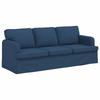 Sofa Blue 201 X 80 X 85 Cm Fabric