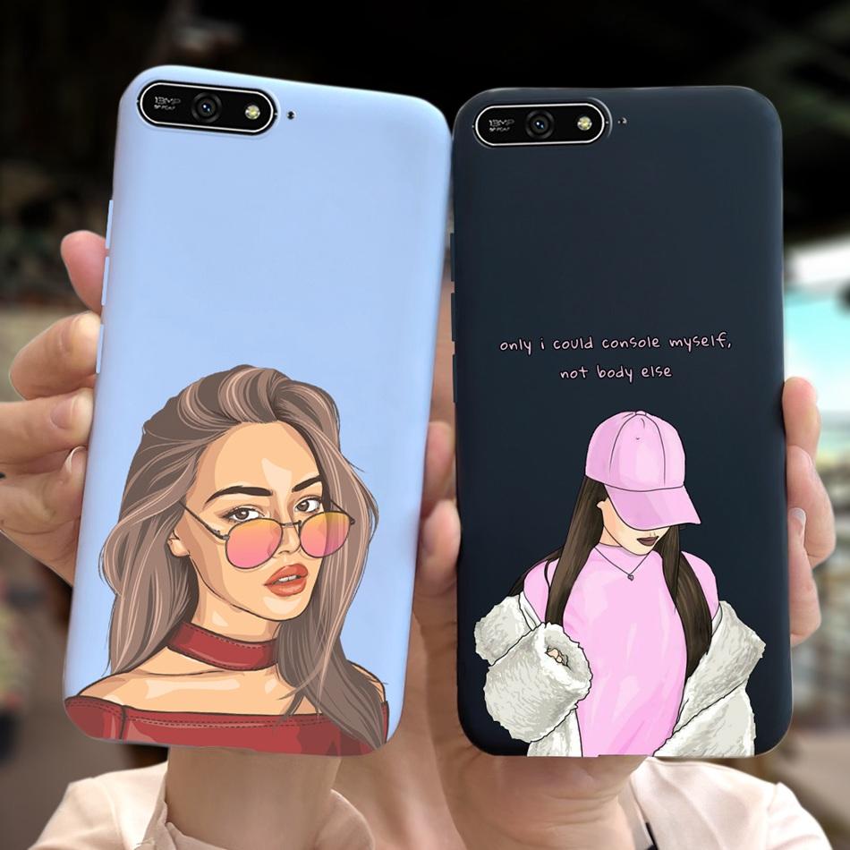For Huawei Y6 2018 Case Lovely Printing Soft Silicone Phone Cases For Huawei Y 6 Y6 (2018) ATU-L22 Back Cover 5.7 Inch Funda