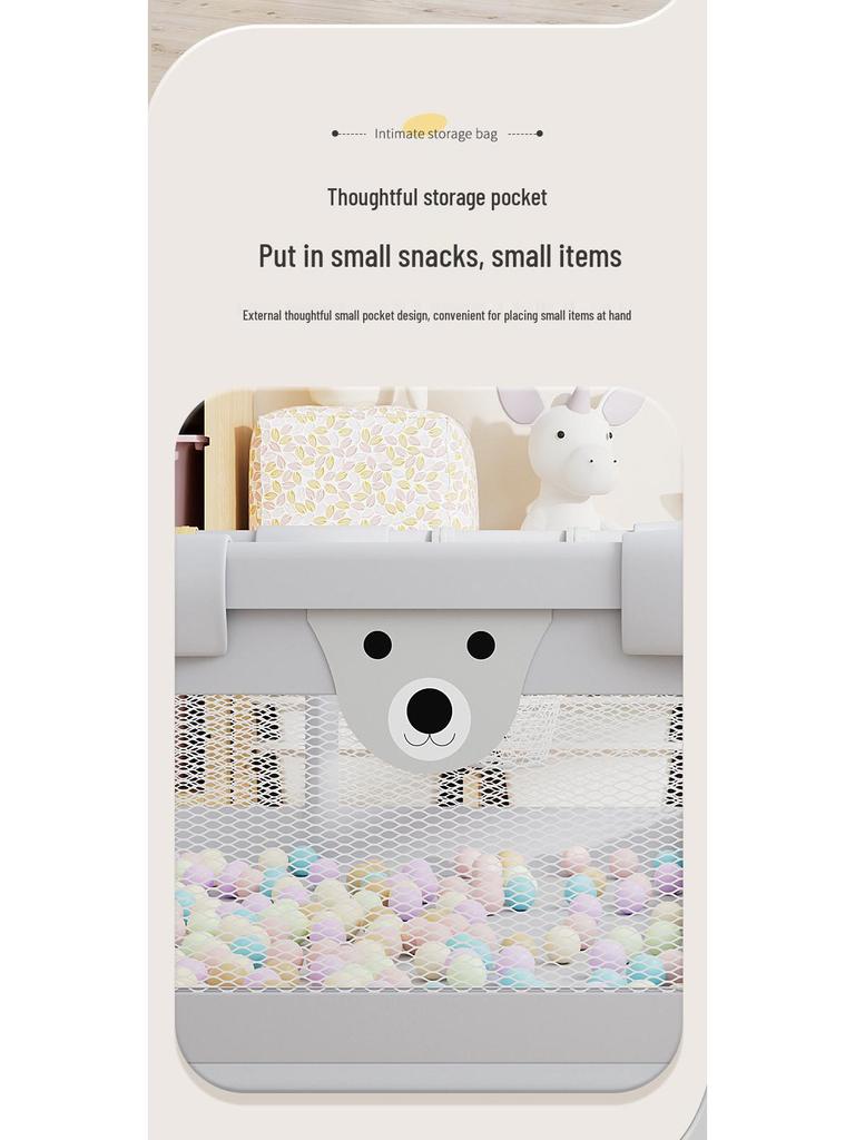 Baby Safety Playpen: Indoor Crawling & Walking Guardrail, Anti-Fall Floor Fence for Living Room.
