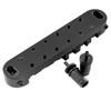 Musiclily Locking Roller Bridge for LP Electric Guitars, Black