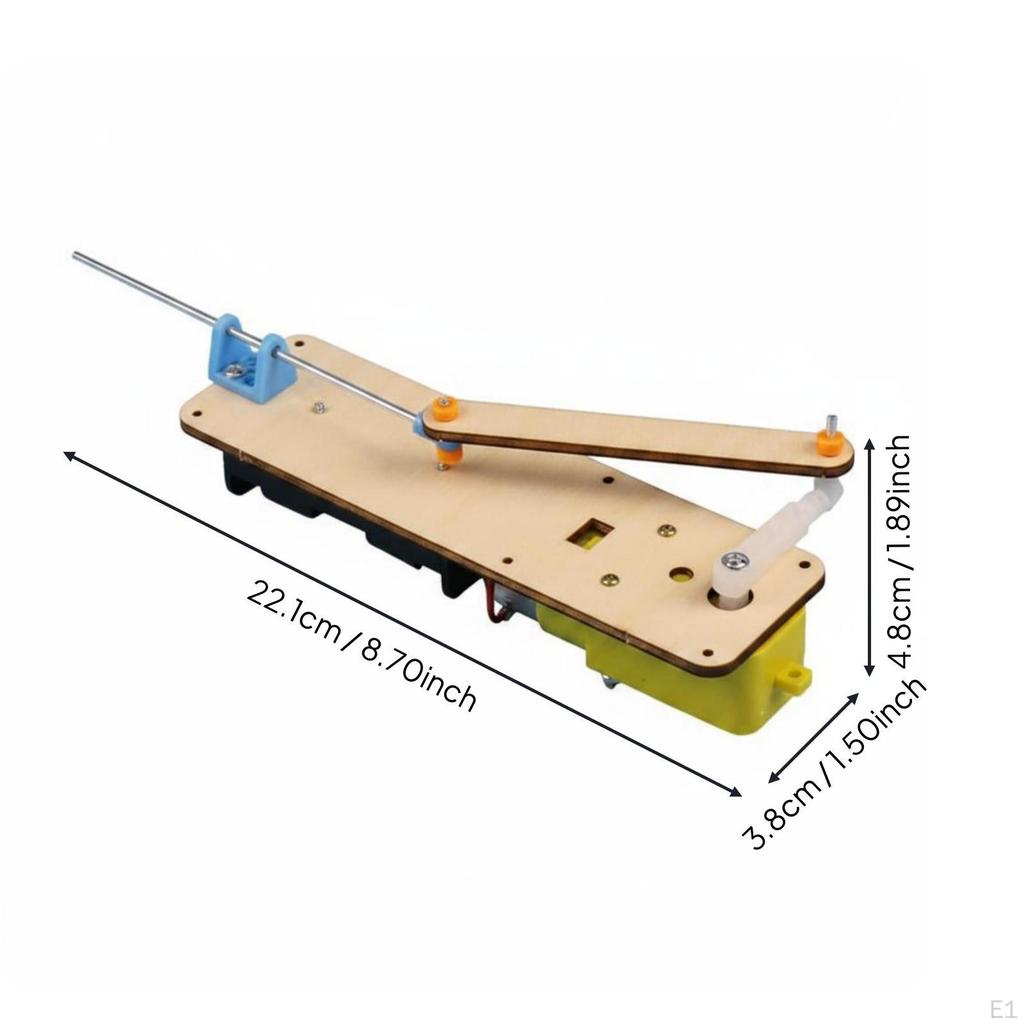 Reciprocating Linkage Model Rod LinearMotion Adjustable Stroke Classroom Apparatus for