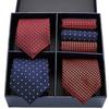 Men'S Formal Tie Bow Tie Pocket Towel 7-Piece Suit High-End Suit Small Square Scarf Retro Pattern Groom Wedding