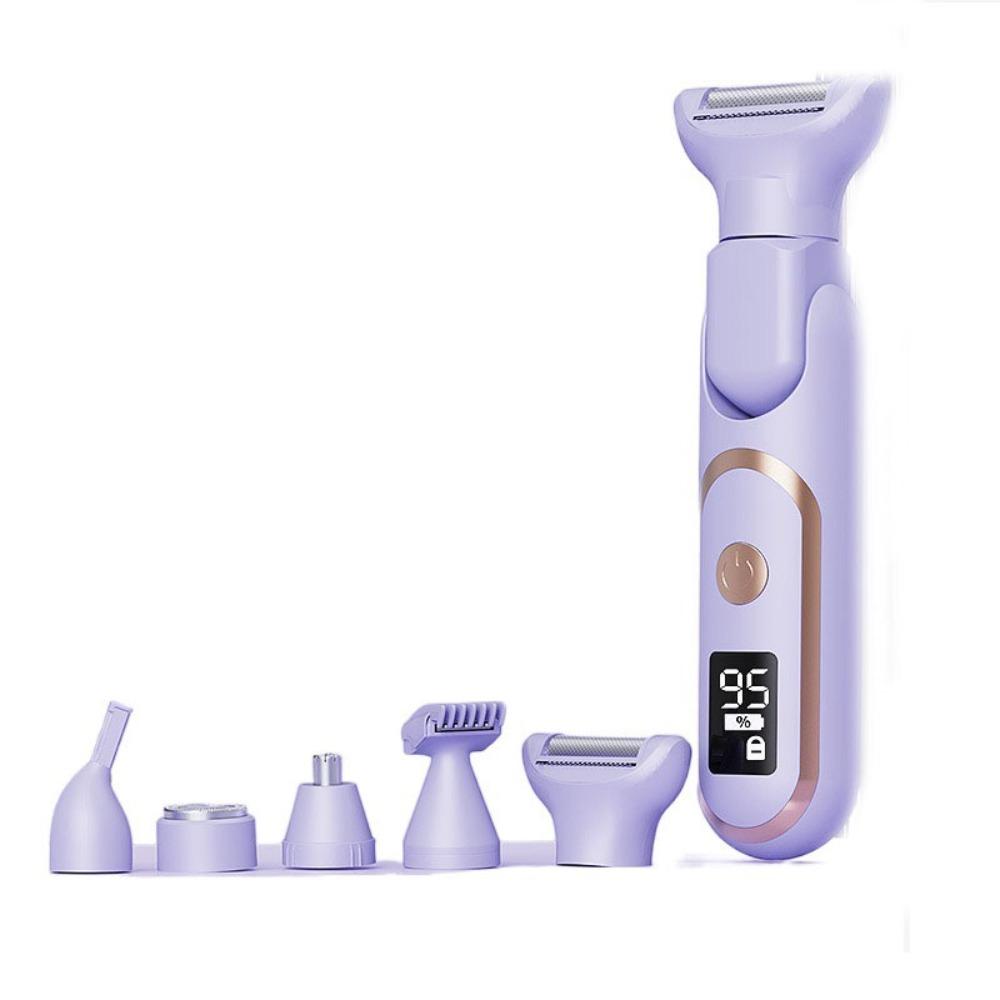 

Double-headed Women s Shaver 5-in-1 Electric Hair Remover Hair Trimmer Lady Epilator фіолетовий