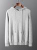 Men's Thick Wool Knit Pullover Hoodie - Autumn/Winter Collection