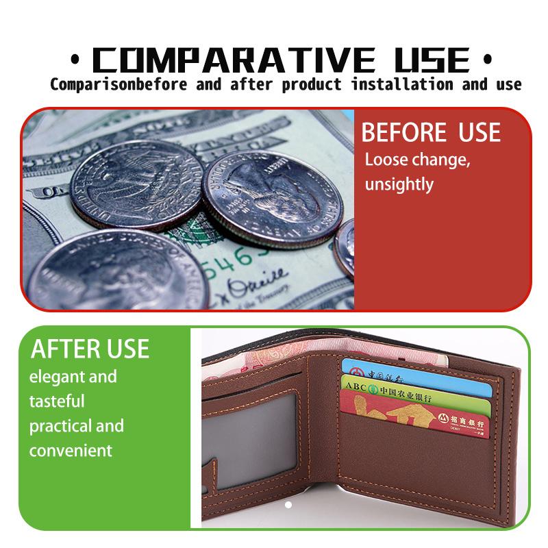 For Opel Car Styling Men Fashion Short Wallet Coin Purse Credit Card Organiser Accessories Insignia Corsa Grandland Antara