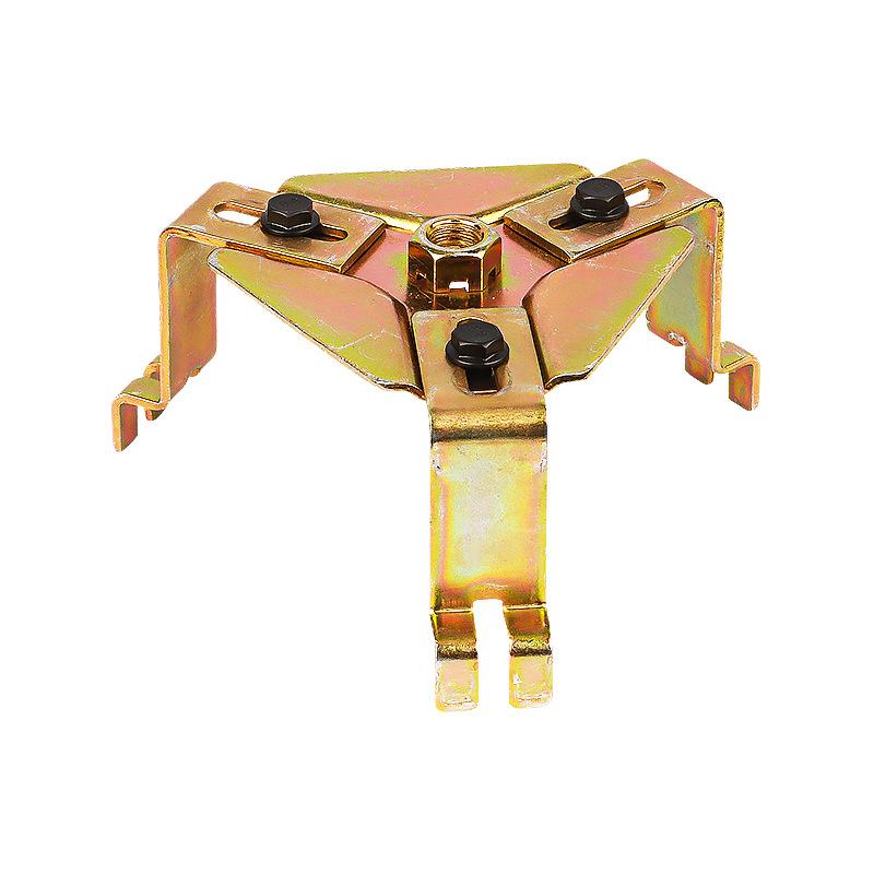 Профессиональный регулируемый 3-кулачковый гаечный ключ для снятия и ремонта крышки бака топливного насоса автомобиля золотой