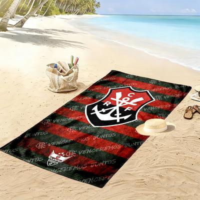 C.R. Flamengo Print Beach Towel, Large Soft Quick Dry Towel for Beach Camping Swimming