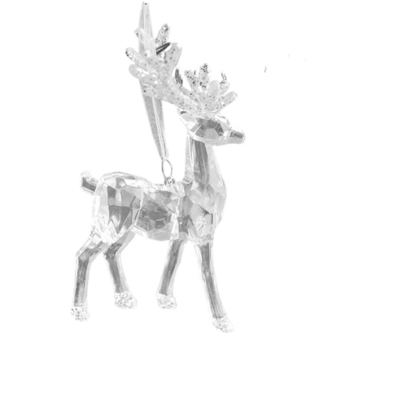 Festival Acrylic Hanging Decorations Snowflake Reindeers Angel Christmas Parties Decoration Set