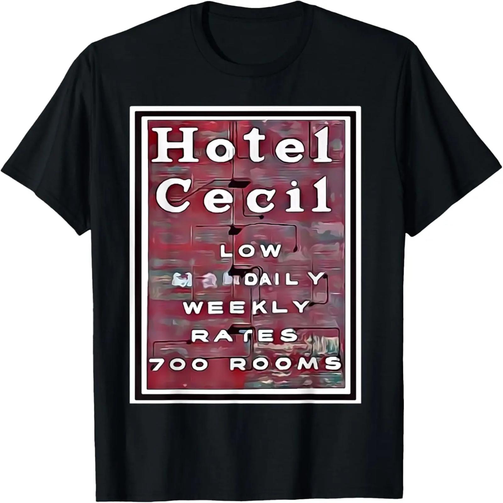 

Графическая футболка с тарифом номера отеля Cecil XXXXXL чёрный