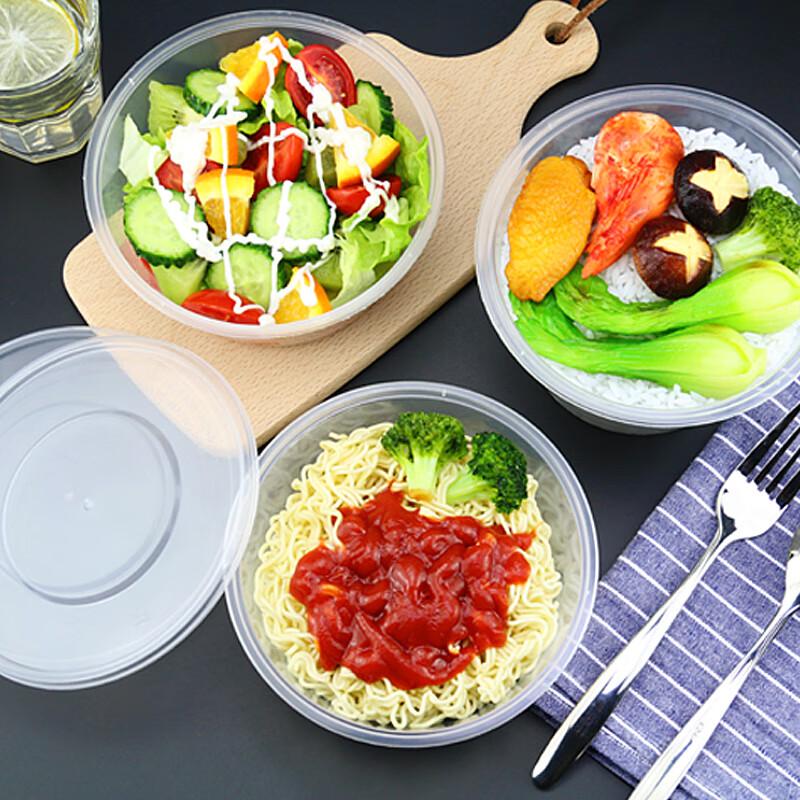 Thickened Round Disposable Plastic Food Containers