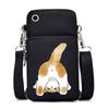 Morsom Anime Cat Liten Messenger Bag Hengende Neck Mynt Veske Vertikal Håndveske Kvinner Mobiltelefon Vesker Cartoon Small Crossbody Bag