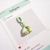 Cute Cartoon Earphone Keychain Pendant and Bag Charm