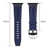 Leather Soft Band for Apple Watch Ultra 3/2 49mm 46mm 45mm 44mm Luxury Men Strap For Iwatch Series 11 10 9 8 7 6 5 4 Se3 Correa