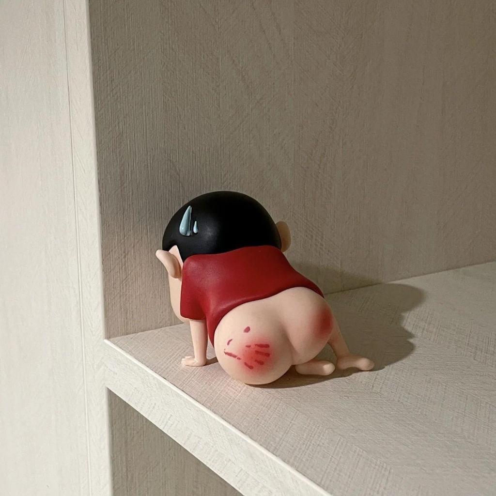 Niedliche Shin-chan & Misae Desktop-Dekoration - Crayon Shin-chan Figur für Auto oder Schreibtisch