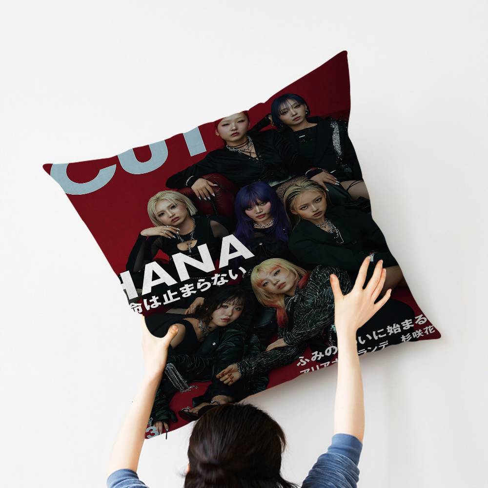 H-Hana Kpop Style Maple Design Cushion Cover Happy Autumn Harvest Decor Holiday Decorati Pillow Cover