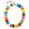 Collana Casual alla Moda con Perline in Resina Dopamina Charms Gioielli Chunky Adatta per Donne Uso Quotidiano Vacanze