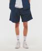 BEENTRILL One-Pleat Cuff Oversized Shorts (Indigo)