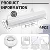 Plastic Decorative Covers Radiator Pipe Cover Water Guard Sleeves for House Kitchen Bathroom Radiator Accessories