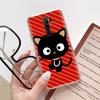 KT64 Chococat Case for Samsung A04 A14 A23 A34 A54 M23 M33 M52 M53 Realme 10 9 C30S C35 C55 VIVO Y02S Y21 Y33S Y51 X80 Pro Clear Cover