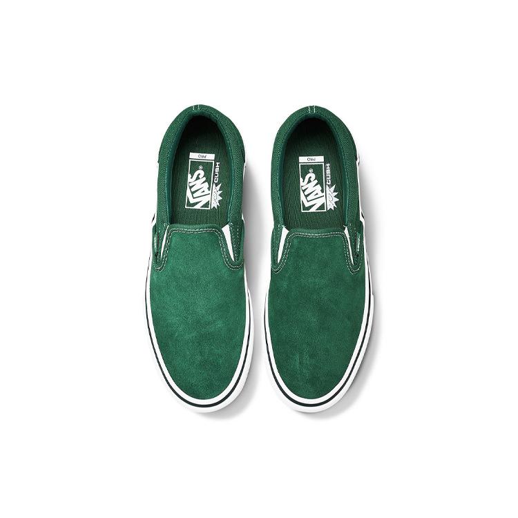 Vans Slip On Pro Classic Low Tops Casual Skateboarding Shoes Unisex Green VN0A347VW5Q
