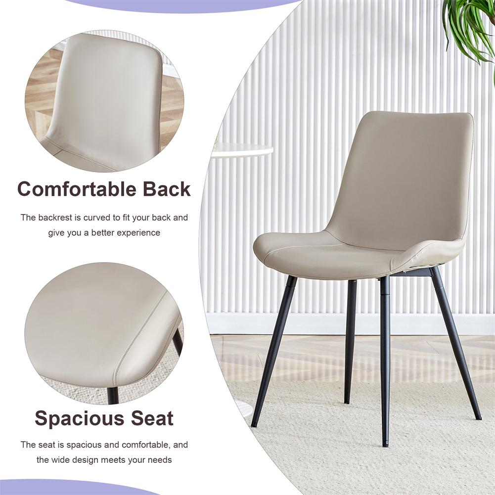 US Dining Table Set Of 4 Dining Table With Extendable Tabletop And Soft Suede Cushion Dining Chairs Set For Kitchen Dining Room