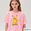 Miyazaki Hayao Totoro Printed T-shirt for Children's Summer Casual Candy Color Pure Cotton Top Fashion Casual Children's T-shirt