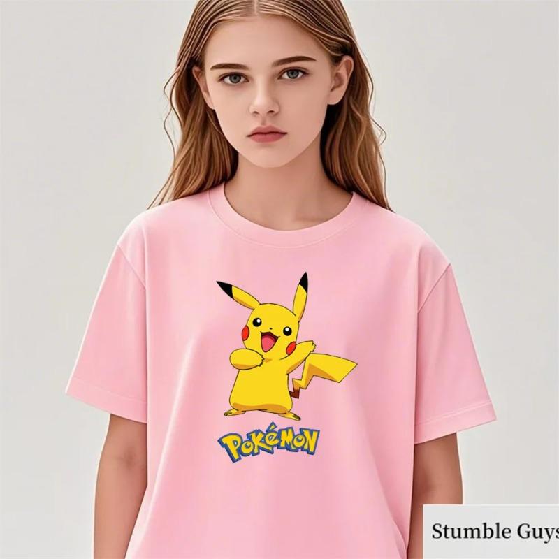 Miyazaki Hayao Totoro Printed T-shirt for Children's Summer Casual Candy Color Pure Cotton Top Fashion Casual Children's T-shirt