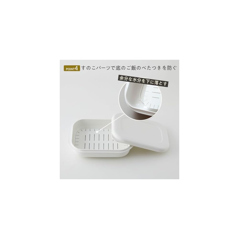 Marna Extreme Frozen Rice Container, Large, WEB Color, with Non-Sticky Rice Drainer, Microwave